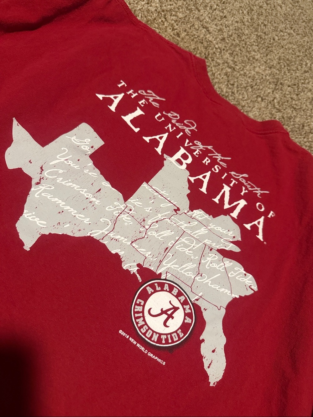 Alabama Crimson Tide “Pride of the South” tee (3XL)